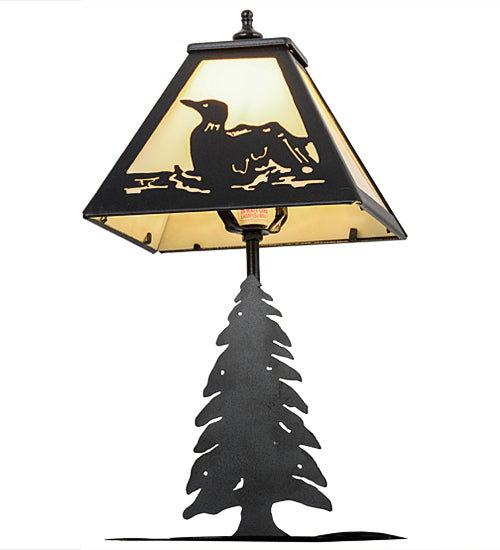 15"H Loon Accent Lamp