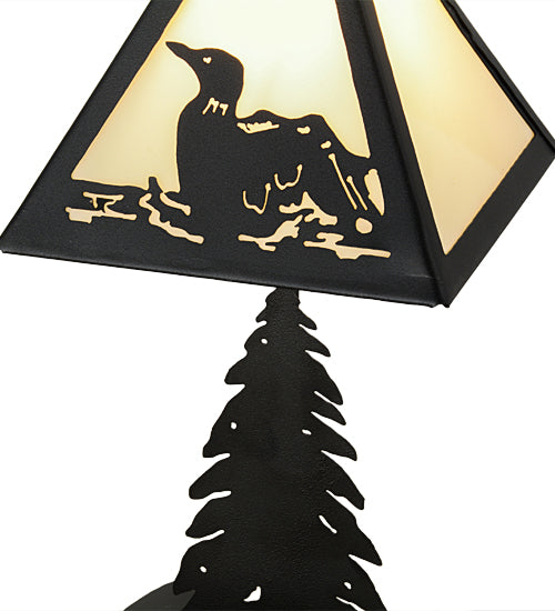 15"H Loon Accent Lamp