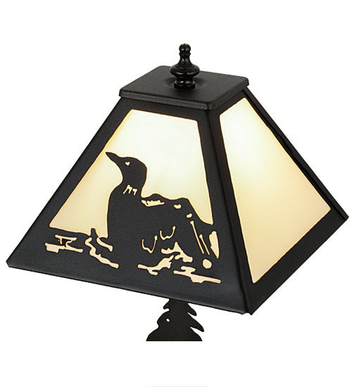 15"H Loon Accent Lamp