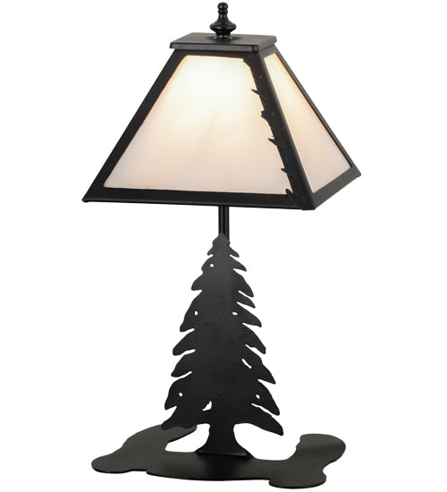 15" High Leaf Edge Accent Lamp