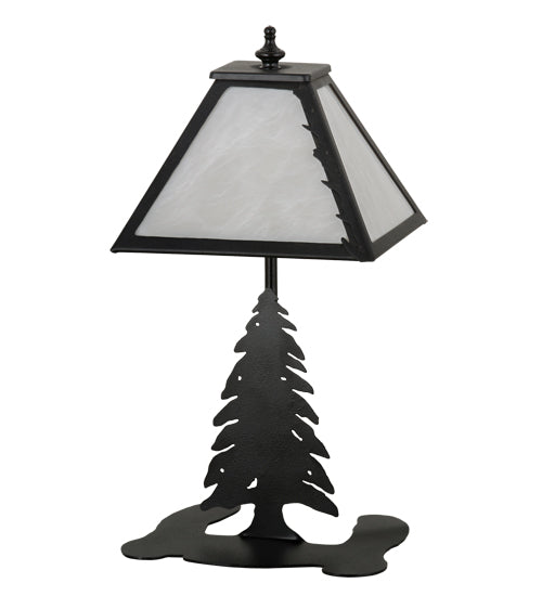 15" High Leaf Edge Accent Lamp