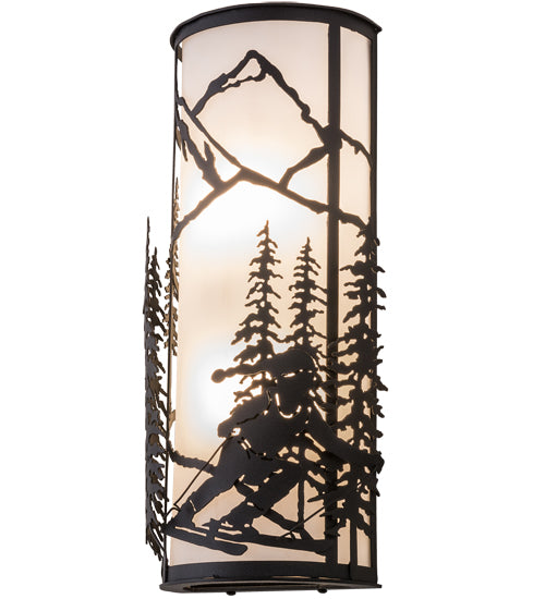 9"W Alpine Right Wall Sconce