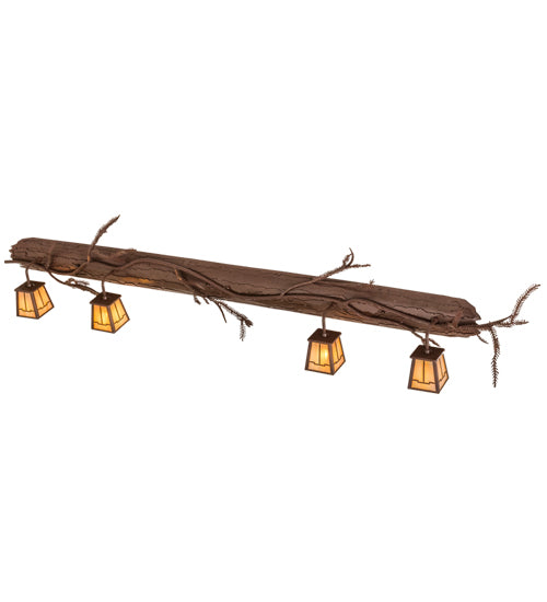 74"W Pine Branch Valley View 4 Lt Vanity Light