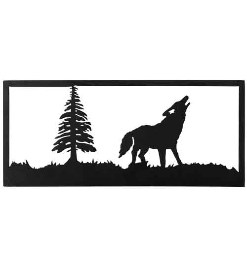 18"W Lone Wolf Wall Art