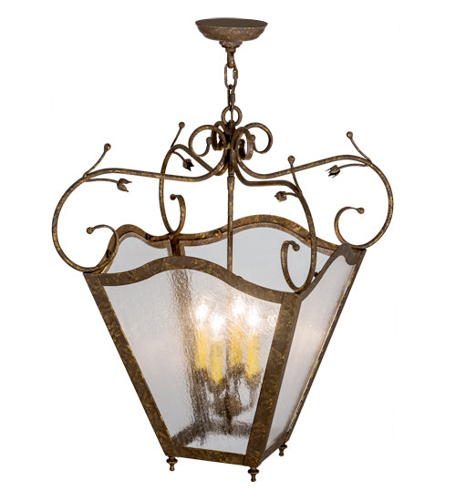 20" Square Terena 4 Light Pendant