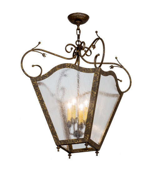 20" Square Terena 4 Light Pendant