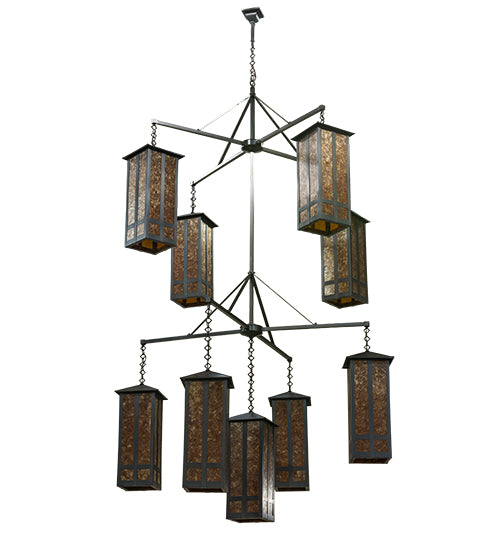 62" Wide Church Street 9 Light Chandelier