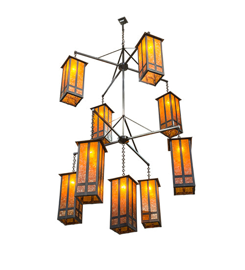 62" Wide Church Street 9 Light Chandelier