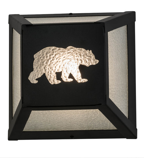 10"W Lone Bear Wall Sconce