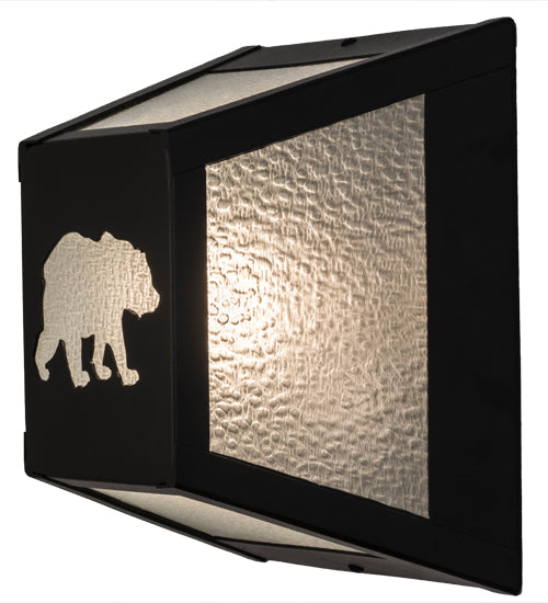 10"W Lone Bear Wall Sconce