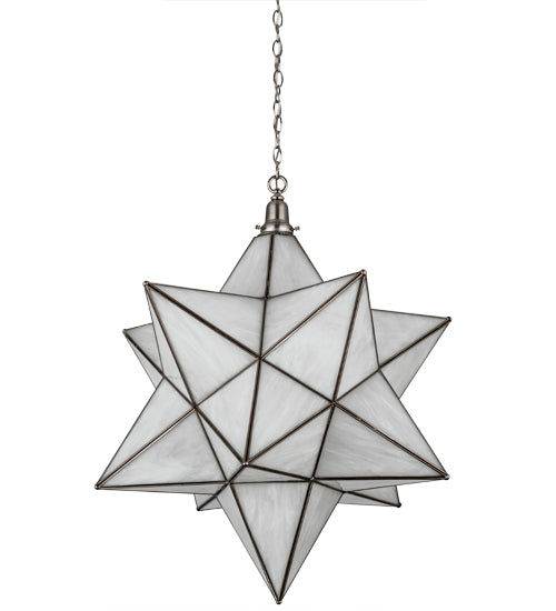 32"W Moravian Star Pendant