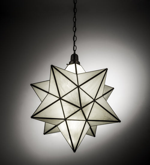 24"W Moravian Star Pendant