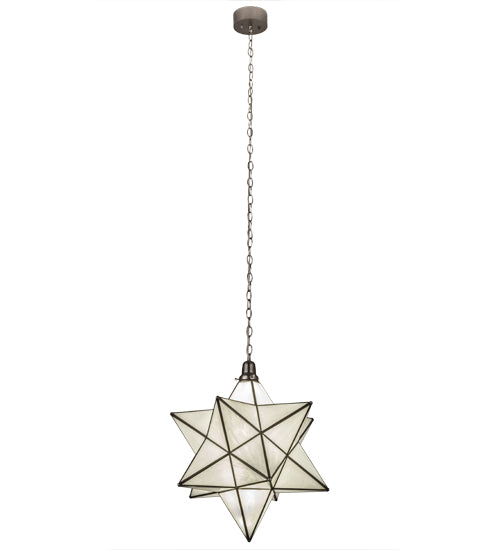 24"W Moravian Star Pendant