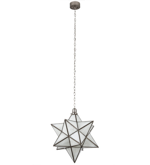 24"W Moravian Star Pendant