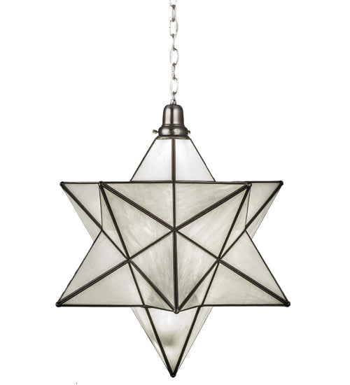 24"W Moravian Star Pendant