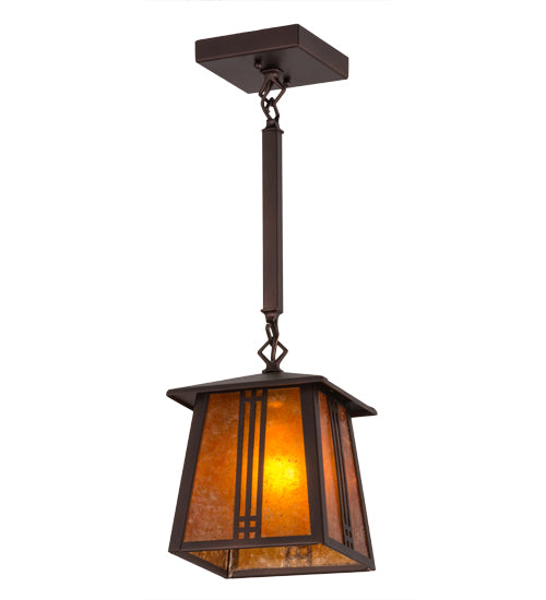 7"Sq Prairie Loft Pendant