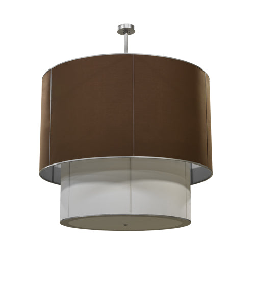 72"W Cilindro 2 Tier Textrene Pendant