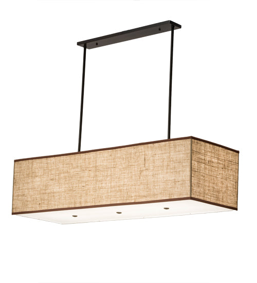 59"L Quadrato Lounge Oblong Pendant