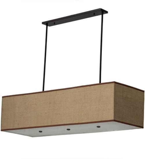 59"L Quadrato Lounge Oblong Pendant