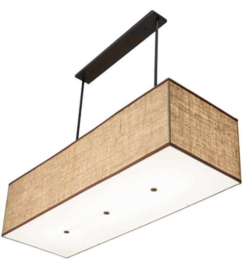 59"L Quadrato Lounge Oblong Pendant