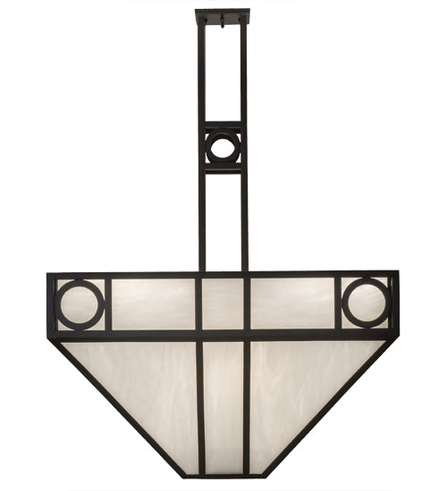 36"Sq Mission Chic Pendant