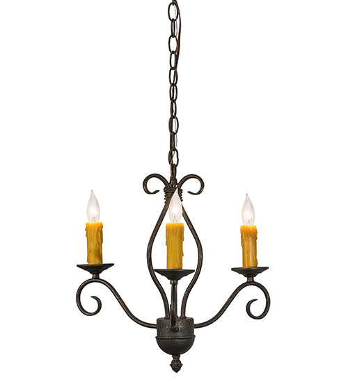 18" Wide Sienna 3 Light Chandelier