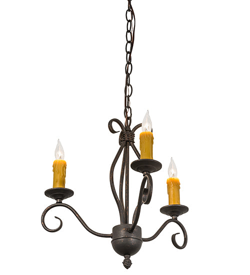 18" Wide Sienna 3 Light Chandelier