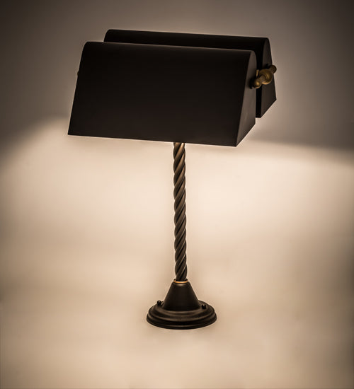 21"H Belmont Banker'S Lamp