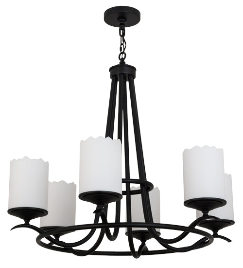 36" Wide Octavia 6 Light Chandelier