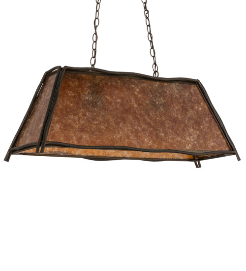 37"L Sticks Oblong Pendant