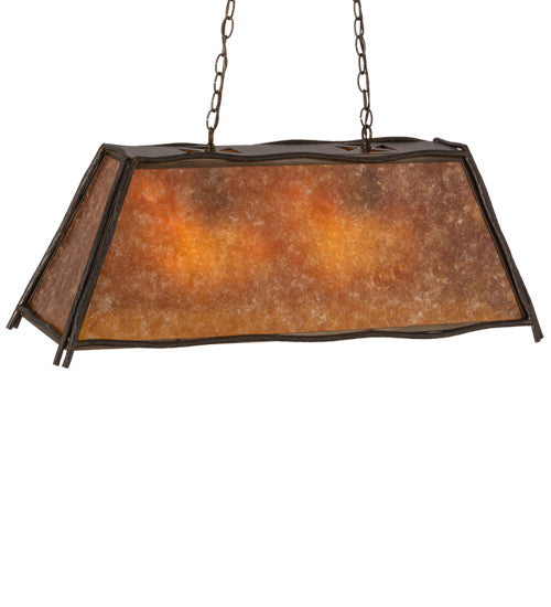 37"L Sticks Oblong Pendant