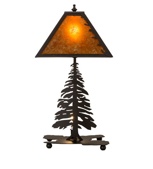 21" High Leaf Edge Table Lamp