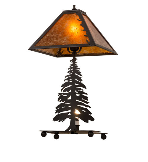 21" High Leaf Edge Table Lamp