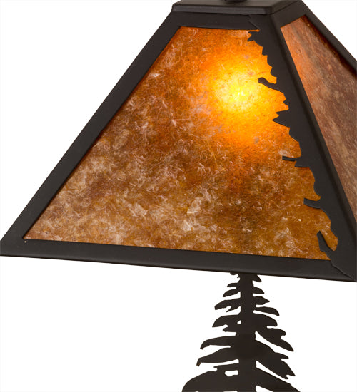 21" High Leaf Edge Table Lamp