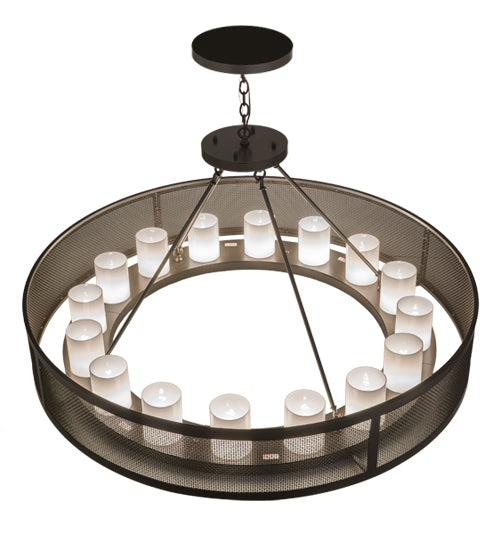 56" Wide Loxley Golpe 16 Light Chandelier