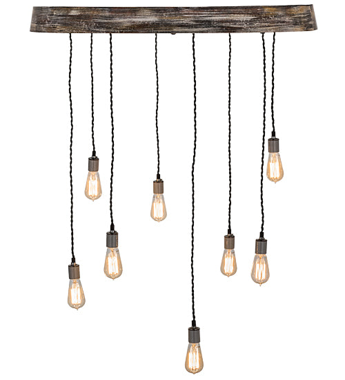 36" Wide Alva Grange 8 Light Cascading Pendant