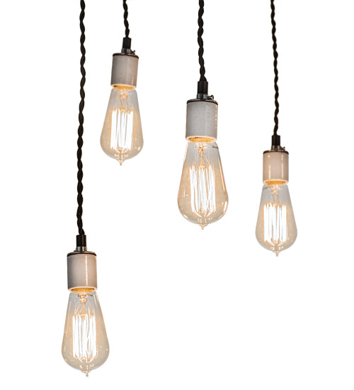 36" Wide Alva Grange 8 Light Cascading Pendant