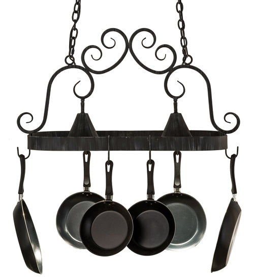 32" Long Elana 2 Light Pot Rack