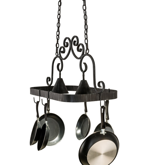 32" Long Elana 2 Light Pot Rack