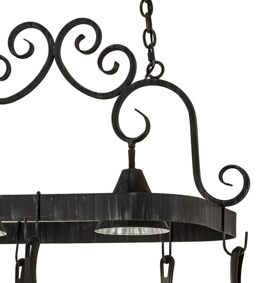 32" Long Elana 2 Light Pot Rack