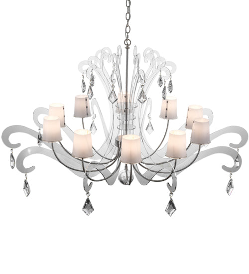 55"W Lienz 10 Lt Chandelier