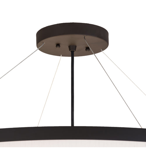 36"W Cilindro 2 Tier Textrene Pendant