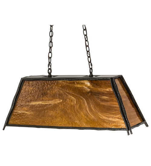 36"L Sticks Oblong Pendant