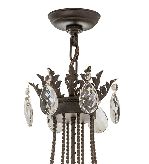 45"W Antonia 8 Lt Chandelier