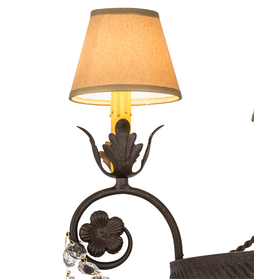 26"W Antonia 4 Lt Chandelier