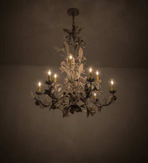 36" Wide Le Printemps 9 Light Chandelier