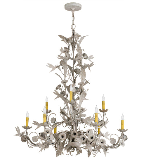 36" Wide Le Printemps 9 Light Chandelier