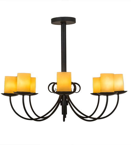 40"W Atria 8 Lt Chandelier