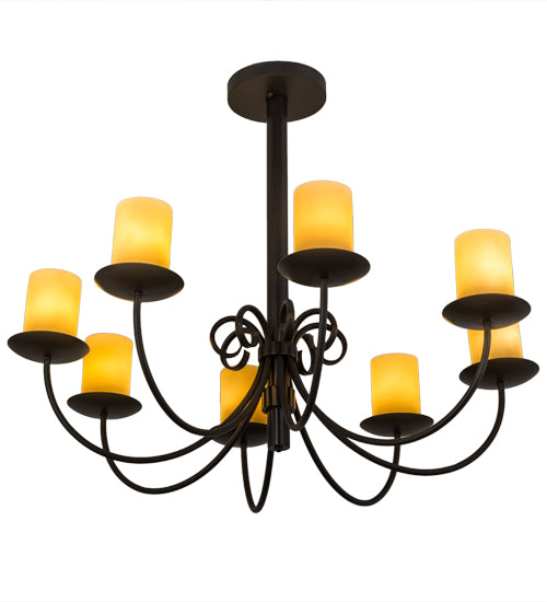 40"W Atria 8 Lt Chandelier