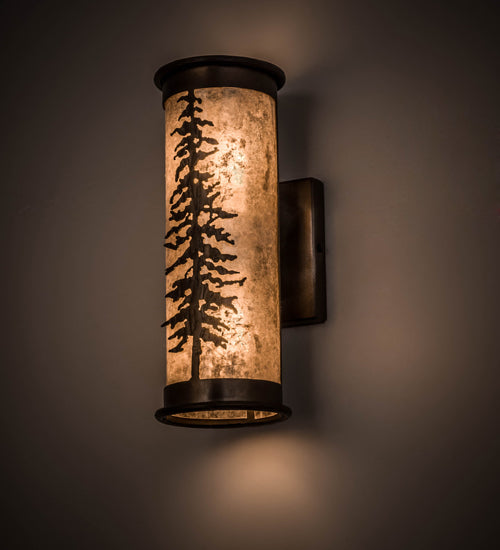 5" Wide Tall Pines Wall Sconce